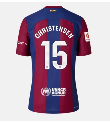 Barcelona Andreas Christensen #15 Hjemmebanetrøje Dame 2023-24 Kort ærmer